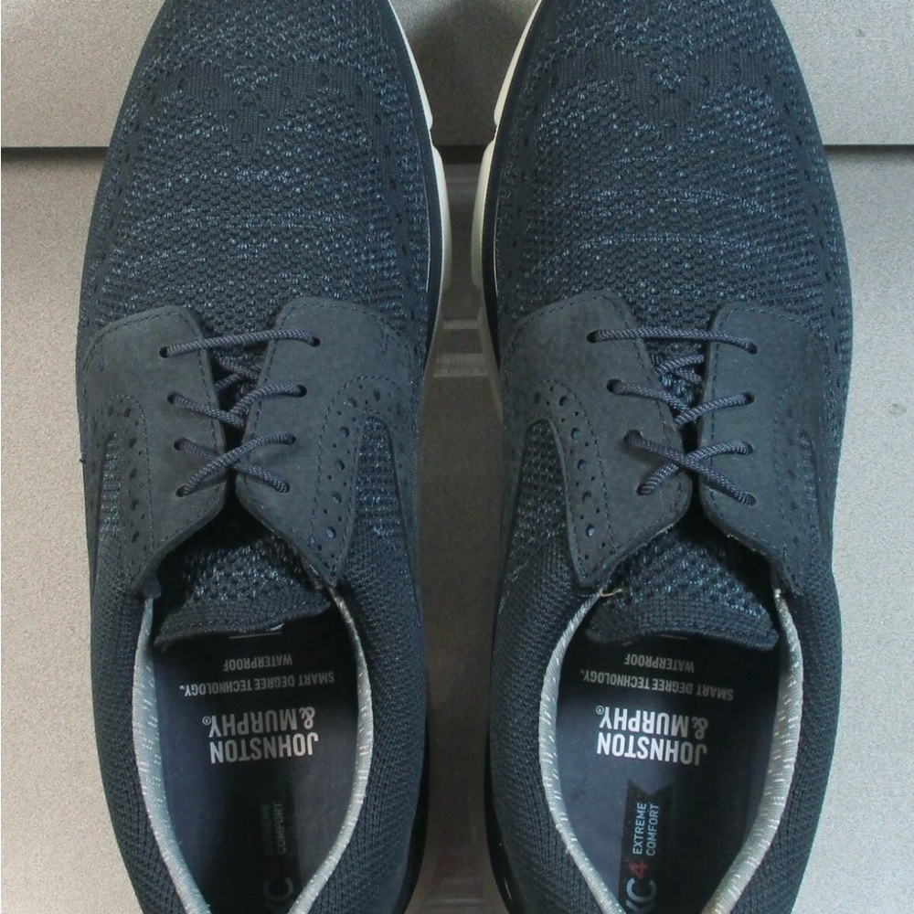 Johnston & Murphy Waterproof Navy Blue XC4 Oxford